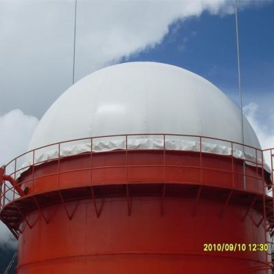 Contrôle automatique Ballon à gaz à double membrane sur digesteur Installation rapide