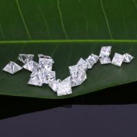 Coupe princesse 1.4*1.4-4*4mm Combat HPHT DEF VS Carré Lab Créé Diamants Moissanite