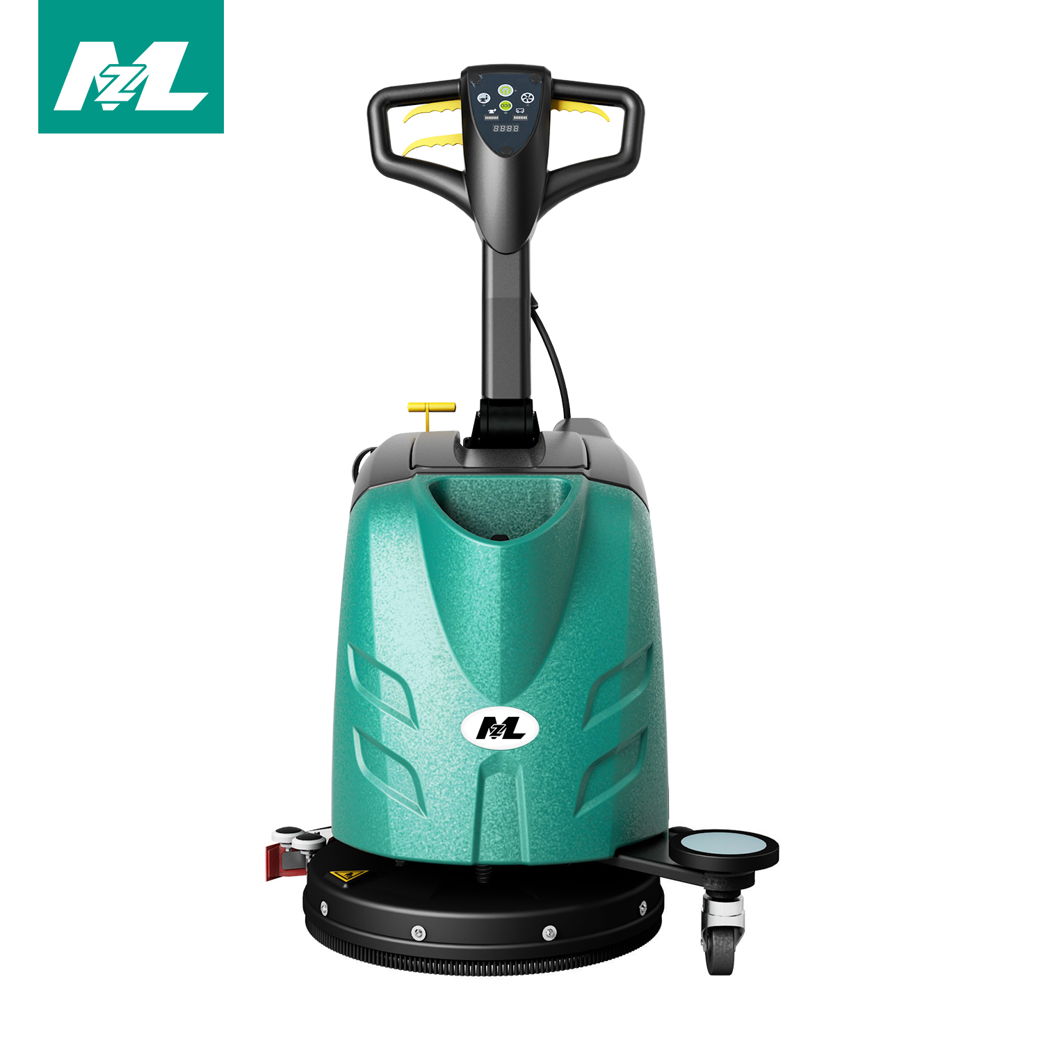 Cleaning Plastic Walk Behind Battery Powered Small Floor Washer Scrubber Dryer Wet Dry Floor Sweeper Tile Cleaning Machine