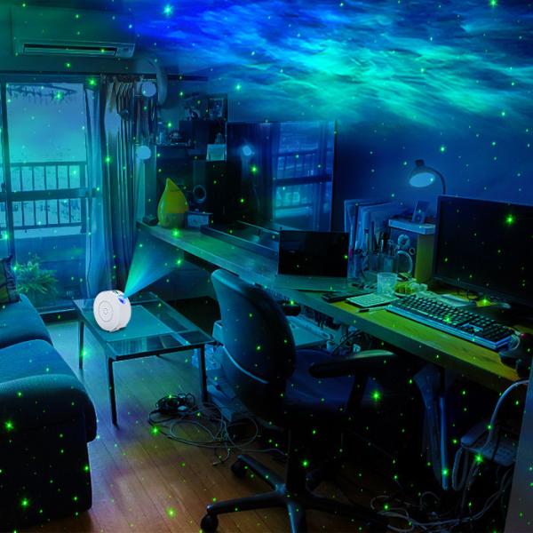 Durable 5W Smart Night Light Projector , RGB Smart WiFi Galaxy Star Light Projector