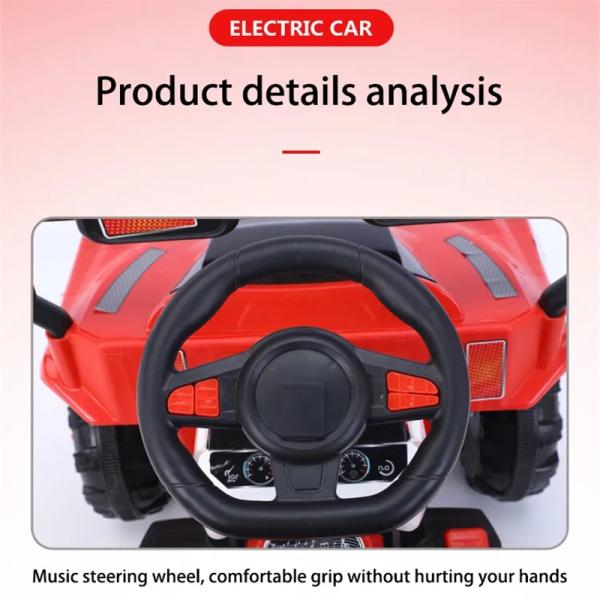 6В Детская езда на автомобилях Прямая электрическая экскаваторная машина для детей N.W 10.5KG батарея