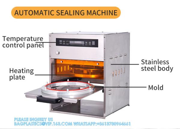 Automatic Electrical Sealing Machines, Sealer, Tray Sealer Aluminum Foil Manual Heat Sealing Machine