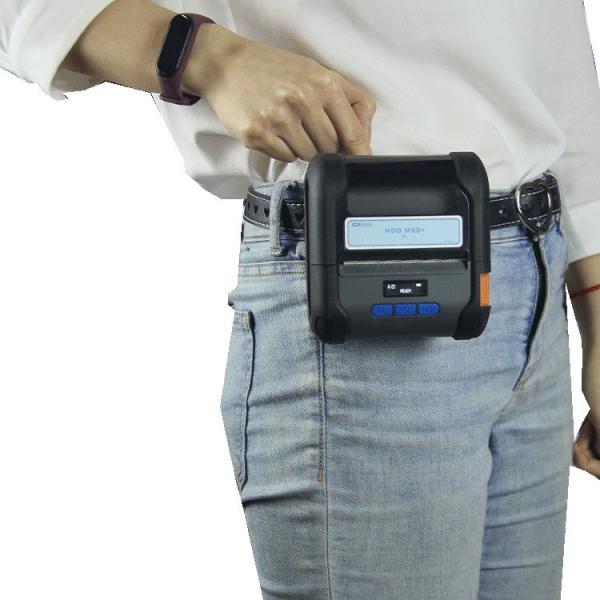 Handheld Printer for Cashier in Restaurant Supermarket Grocery 0.96 inch OLED Display