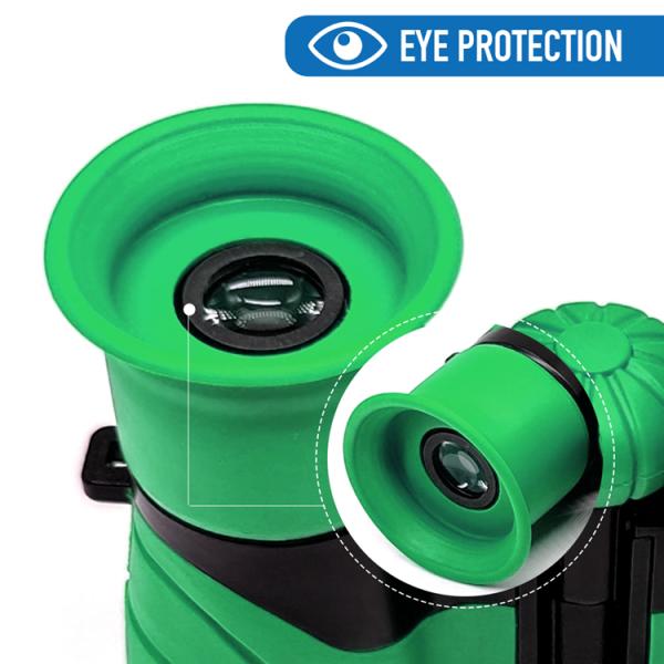 High Power 8x21 Kids Binoculars Outdoor Exploration Kit With Water Resistant