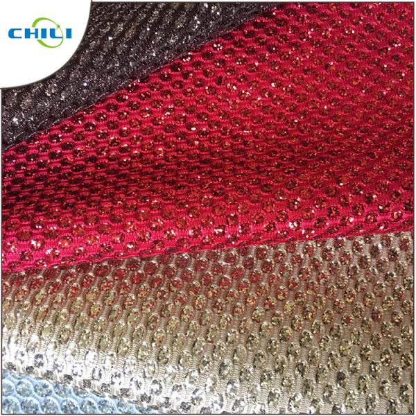 Shoes Application Glitter Leather Fabric Artificial Custom Printed