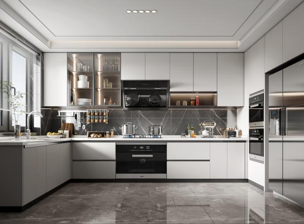 Modern American Style Solid Wood Kitchen Cabinets Luxury Kitchen Cabinets