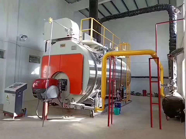 PLC Controlled Oil Burning Boiler Three Returns Natural Gas Steam Boiler