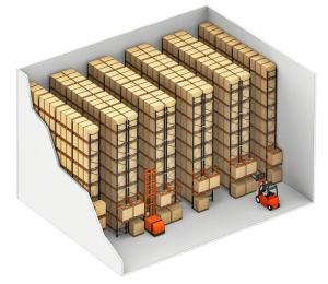 Strong Loading Support Steel Pallet Racks , Storage Solutions Conventional