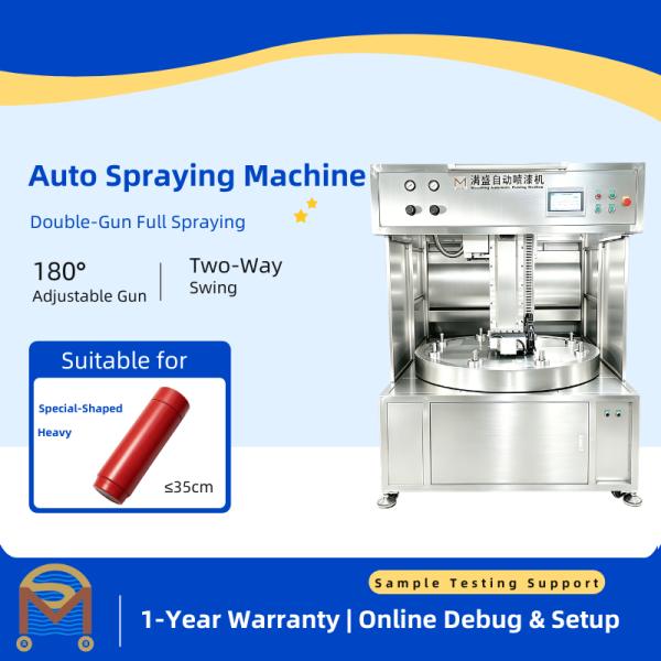 Metal Hardware Spray Painting Machine, Automatic Coating Equipment for Metal Cup Surface Treatment