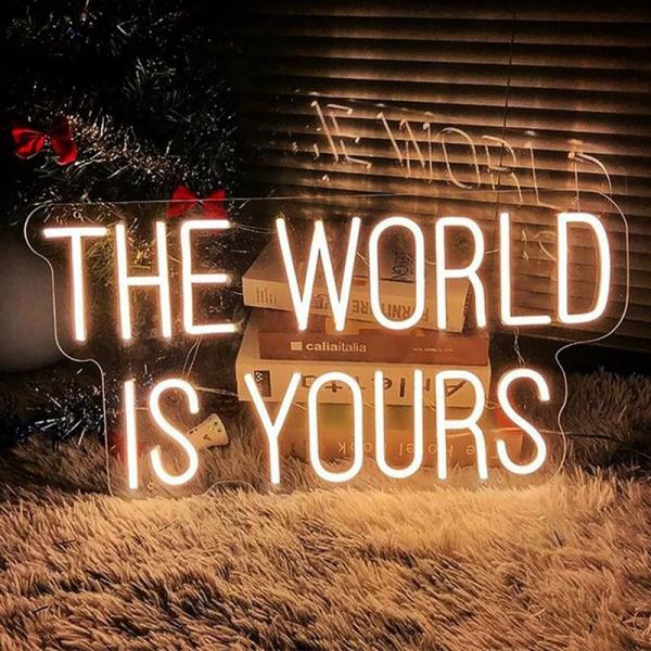 Outdoor Wall-mounted Custom Neon Sign Letters with 100-240V Input Voltage and Materials