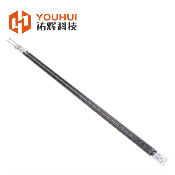 Dual Tube Carbon Fiber Infrared Heating Lamp with Gold Coating and 5000-20,000 Hours Warranty
