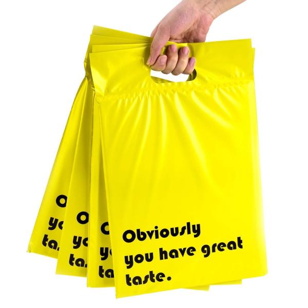 Mail Packaging Polymailers 10x13 Custom Size Poly Mailer With Handle Poli Mailer Package Bags for Clothes Pattern Poly Mailers