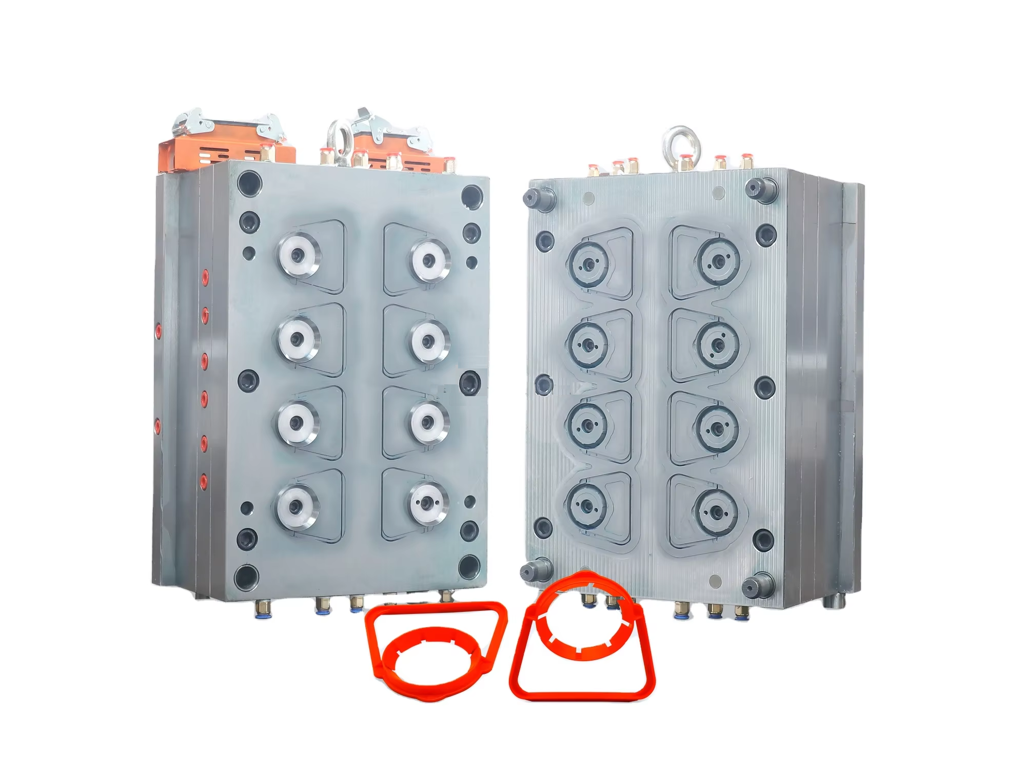 Custom OEM Plastic Injection Mold for High Precision PET Water Bottle Carry Handle Ring with Multi-Cavity Options