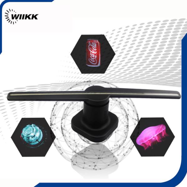 Wall Mounted Spinning Hologram Advertising Display WIFI And Cloud Model