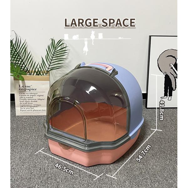 Cat Toilet 2150g Fully Enclosed Flip Top Large Toilets For Self Cleaning 2023 Function