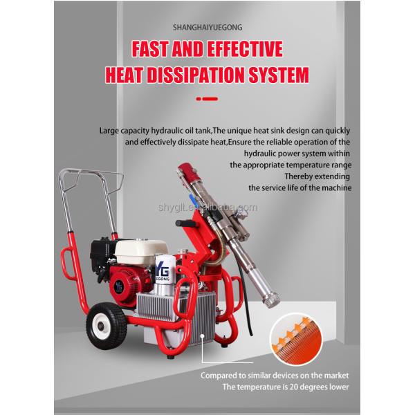 High Pressure Piston Airless Paint Sprayer Electric Gas Hydraulic Wall Paint Spray Gun