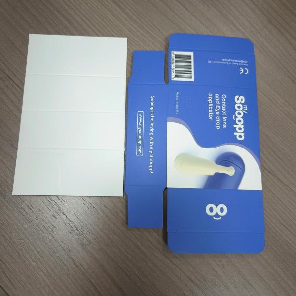 Eye Contacts Paper Box Color Contact Lens Cleaner Paper Box Tooth Pick Dental Floss Wrapped Package