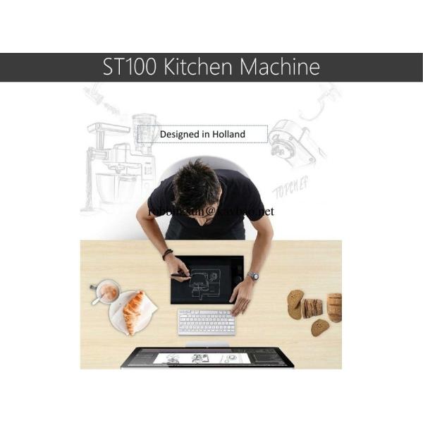 ST100 1500w Diecast Aluminium Professional Planetary Sand Mixer Kitchen Machine