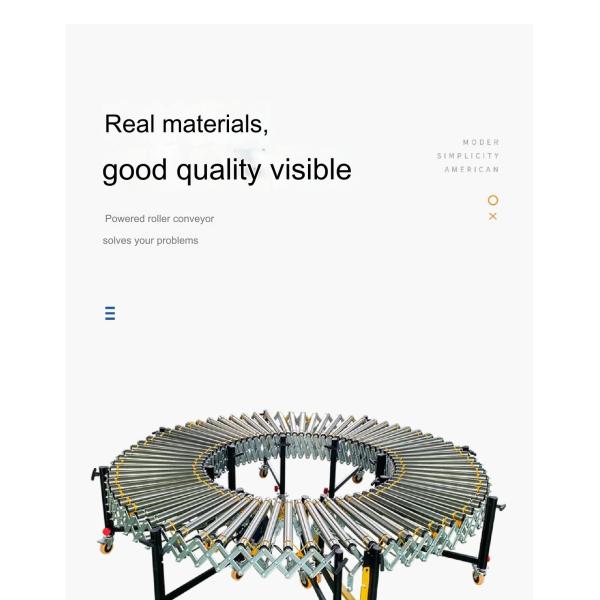 40 t/h Conveying Capacity Gravity Roller Conveyor for Customizable Conveyor Belt