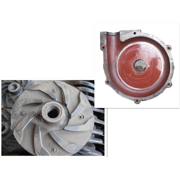 Centrifugal Slurry Pump Parts High Chrome Impeller OEM / ODM Acceptable
