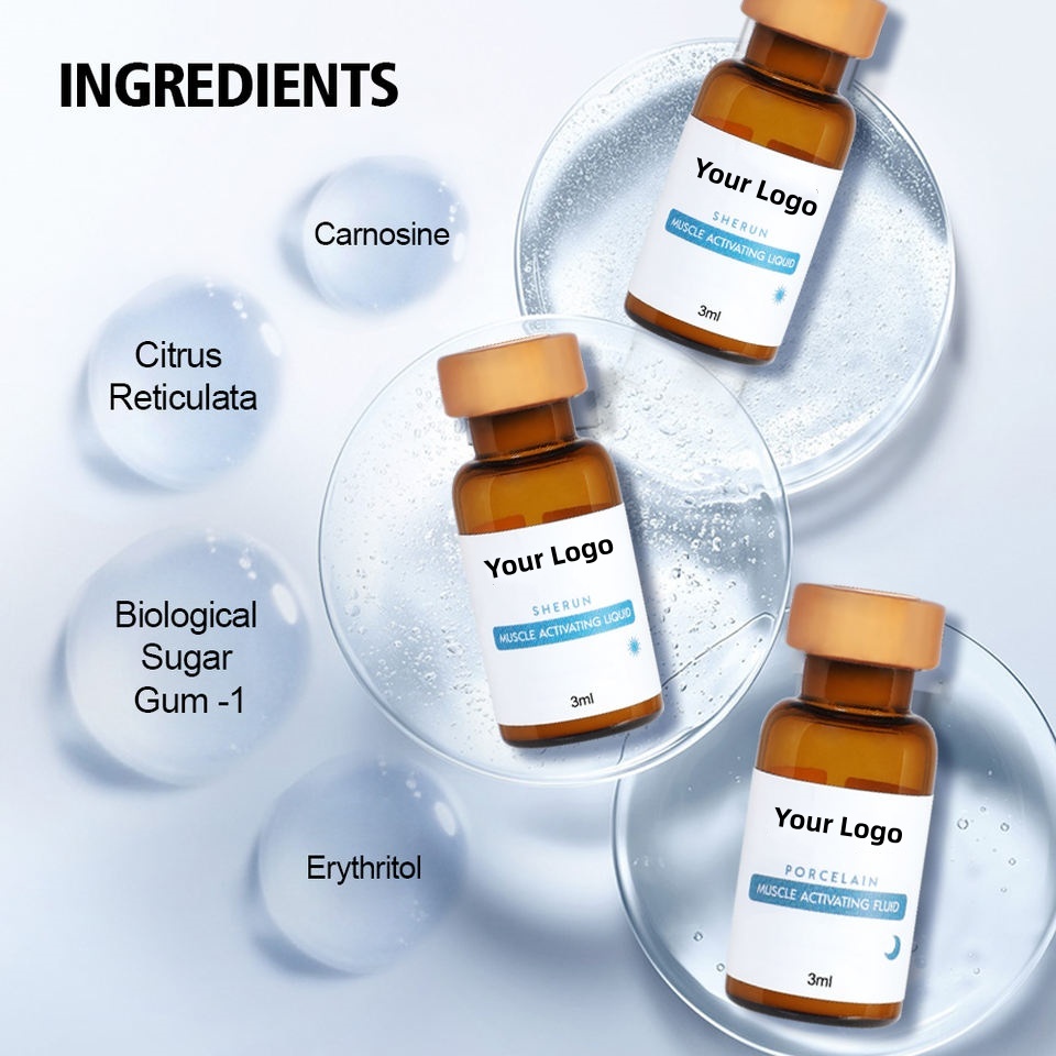 OEM ODM customized brand skin care epidermal growth factor freeze-dried facial essence firming moisturizing cream anti-aging and anti wrinkle facial essence set
