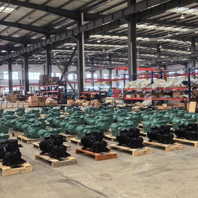 Portable Electric Air Cooler Compressor / Semi Hermetic Screw Compressor CSH Series