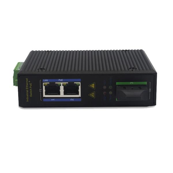 Industrial Poe Switch Din Rail Mount Type FE 100Mbps DC 10-52V