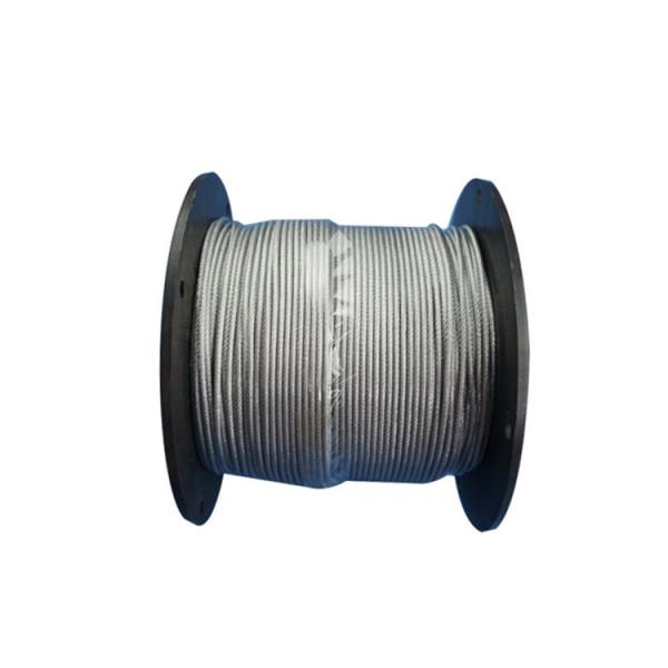 Câble métallique en acier galvanisé 8X7+1X19 1,5 mm 1,8 mm haute fatigue pour lève-vitre automatique