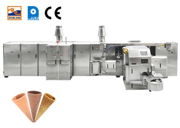 Acier inoxydable Sugar Cone Machine commercial 10000PCS/H