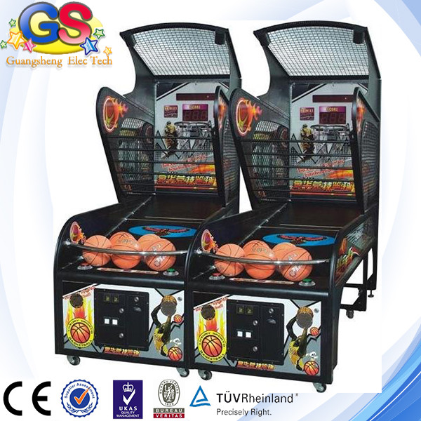 2014 indoor amusement park basketball game machine kids mini basketball machine