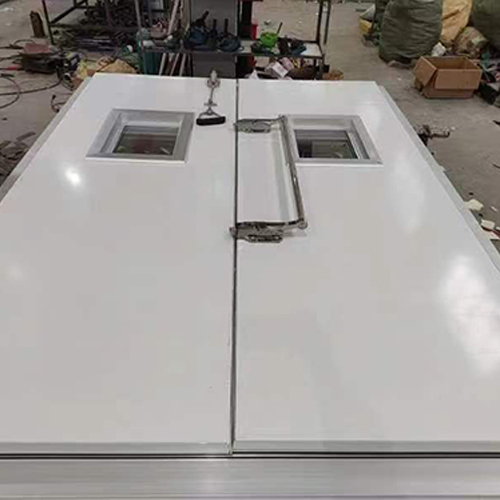 Semi Recessed Cold Storage Door For Food Processing / Production Cold Rooms