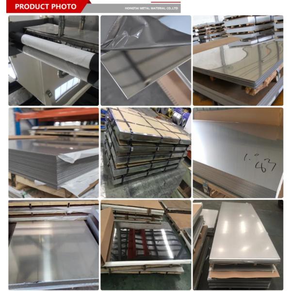 AISI 304 304L 310 316L 430 444 409 410 2b 2ba Ba N4 tôle plate en acier inoxydable laminée à froid à chaud