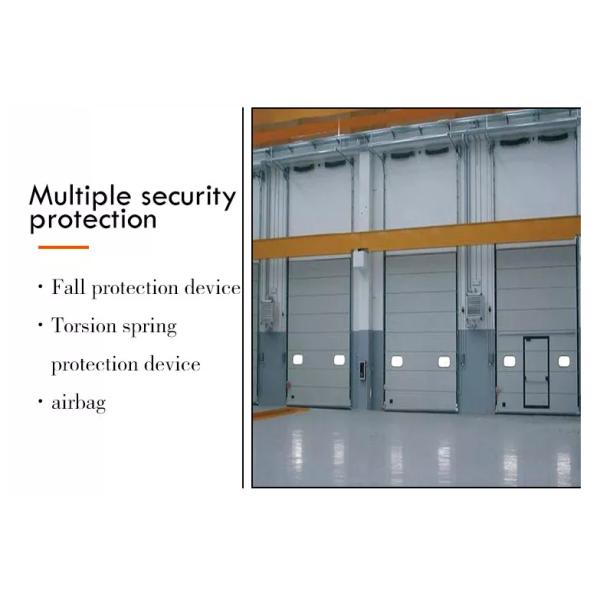 Lift Sliding Insulated Sectional Doors Sectional Warehouse Roll Up Aluminum