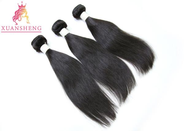 Full Cuticle Natural Brazilian Straight Hair 100% Virgin Bundles Thick Bottom