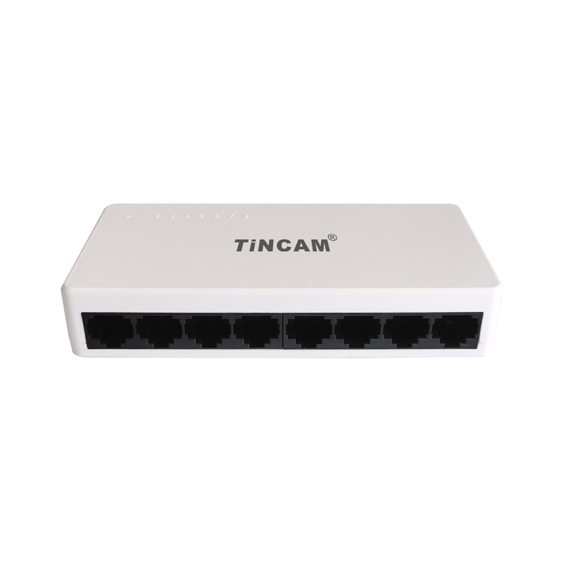 8-Port Gigabit Ethernet Switch Unmanaged Plug & Play Network Switch 10/100/1000Mbps RJ45 Desktop Plastic Housing External 5V Power Adapter TBC-S5008ES