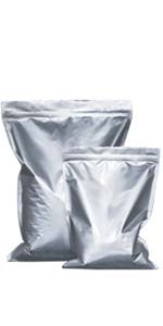 Packaging Mylar Bags – Heat Sealable Bags For Packaging Food, Candy, Sugar, Snacks Herbs – Smell Proof Stand Up Seal