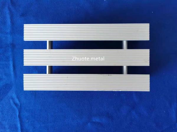 T6063 Aluminum Grate Walkway Anodizing Treatment Anti Slip Commercial