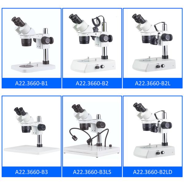 A22.3660 OPTO EDU Stereo Microscope Binocular 1x3x Or 2X/4X