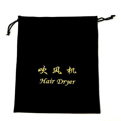 Dust Proof Hair Dryer Bag , Washable Heat Transfer Printing Pull String Bag