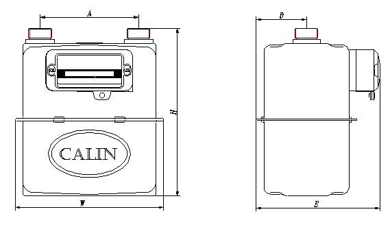Uma comunicação de MODBUS pagou antecipadamente a compatibilidade do AMI do Amr do medidor de gás, manutenção livre
