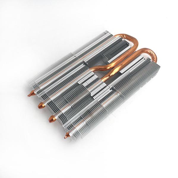 AL6063 heatsink сырья 1000w алюминиевый с heatpipe для света потока СИД