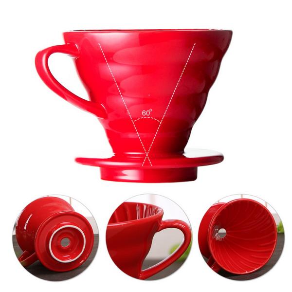 1-2 чашки льют над Dripper кофе аксессуаров фильтра кофе Dripper кофе керамическим