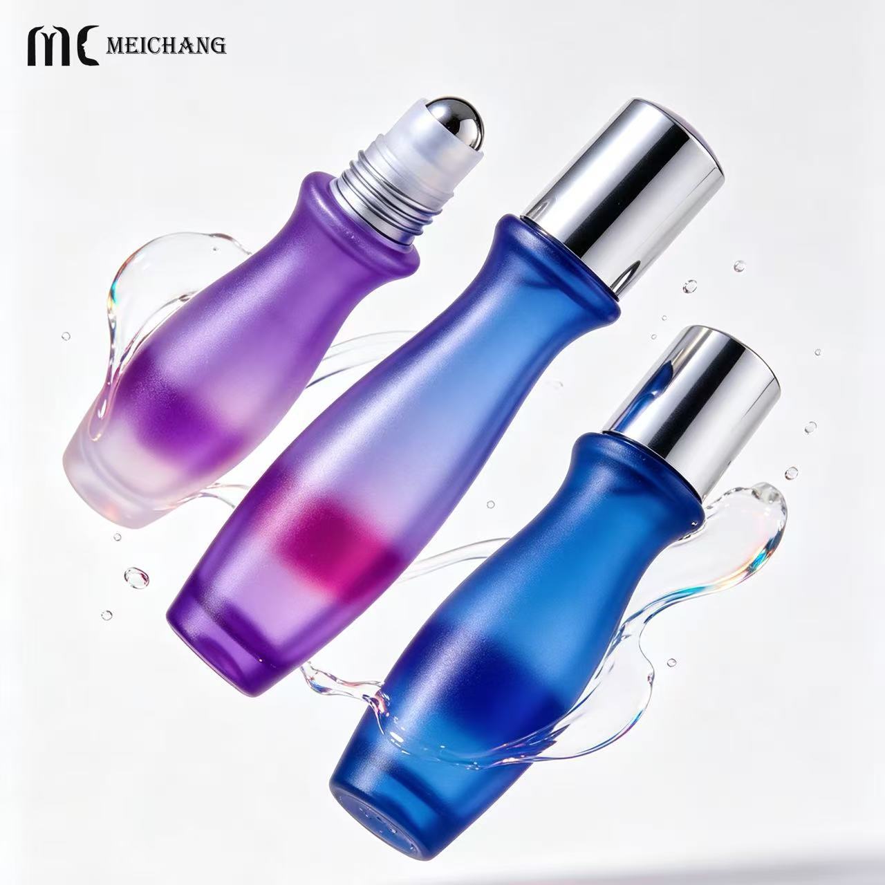 10ml / 15ml PETG Roll-On Bottle for Essential Oil & Personal Care Packaging (MC-1901)