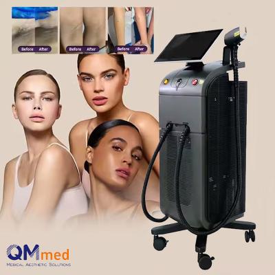 CE Approve professional QM Ice Titanium 755nm 808nm 1064nm 2024 Professional 3 Wavelength Permanent Hair Removal Laser Diode
