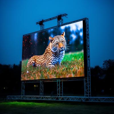 Outdoor P3 / P3.91 LED Video Wall Rental Display With High Color Depth