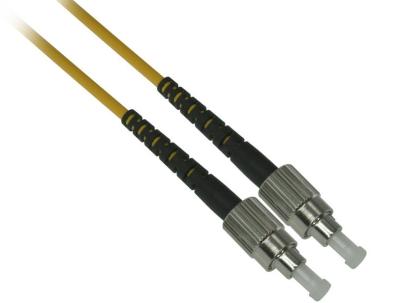 3.0mm Yellow FC Fiber Optic Patch Cables Simplex Singlemode LSZH Sheath