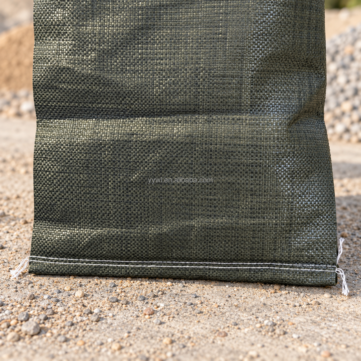 UV Resistant Sand Bag 50LB 25kg 50kg PP Woven Bags for Sand and Agriculture Construction