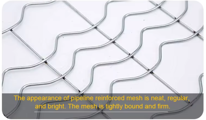 Six Rolls Offshore Pipeline Counterweight Welded Wire Mesh
