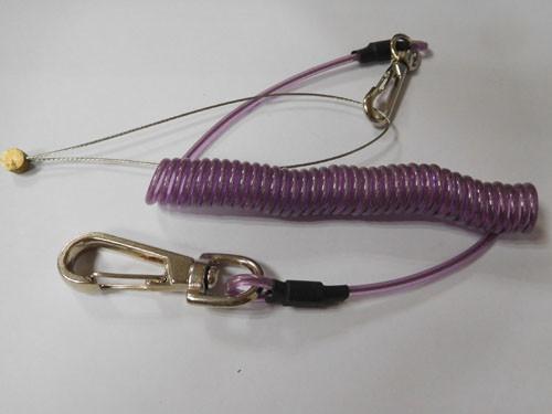 Protection Wire-Core Spiral Tool Holder Lanyard Safety Line Red String