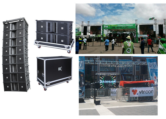 Concert Line Array Speaker Church Sound Equipment , church audio systems